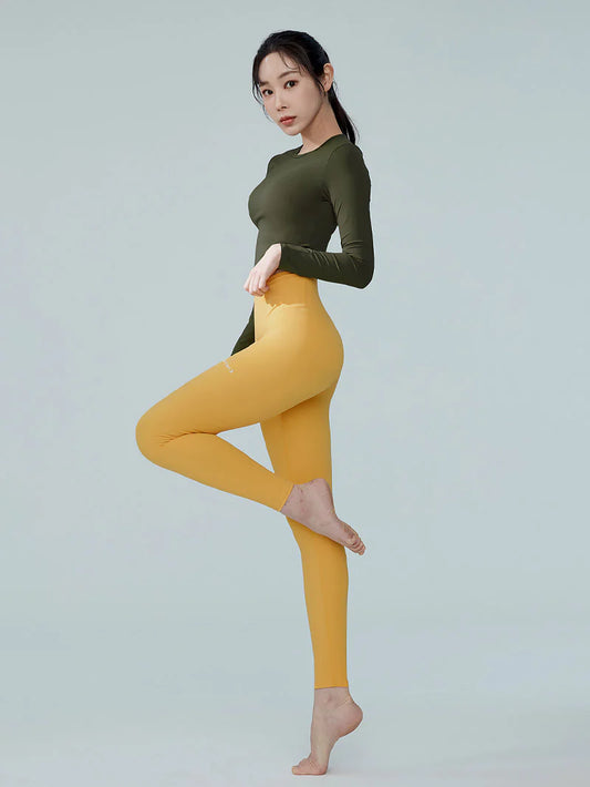 xexymix ｾﾞｸｼｨﾐｯｸｽ XP9157T BLACK LABEL シグネチャー360N 9分丈 レギンス citrus yellow