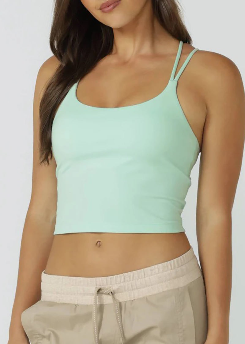 ﾛｰﾅ LB0527 ﾛｰﾀｽ ﾌﾞﾗﾀﾝｸｺﾝﾎﾞ MINT CREAM ★残り1点(XS)