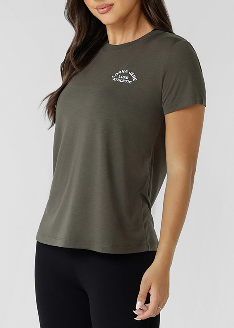 [NEW] ﾛｰﾅ LB0380 ﾛｰﾀｽ Tｼｬﾂ  DARK KHAKI HAZE