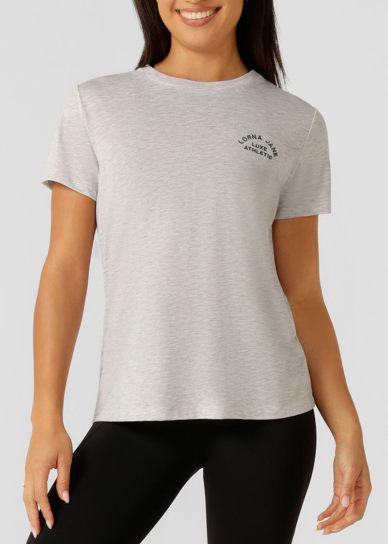 [NEW]ﾛｰﾅ LB0380 ﾛｰﾀｽ Tｼｬﾂ LIGHT GREY MARL