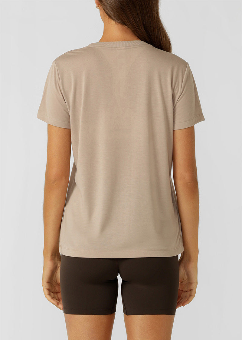 [NEW] ﾛｰﾅ LB0380 ﾛｰﾀｽ Tｼｬﾂ LATTE