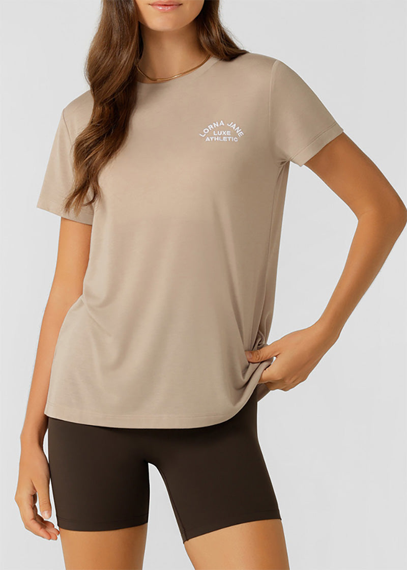 [NEW] ﾛｰﾅ LB0380 ﾛｰﾀｽ Tｼｬﾂ LATTE