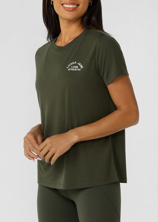 ﾛｰﾅ LB0380 ﾛｰﾀｽTｼｬﾂ LUXURY GREEN