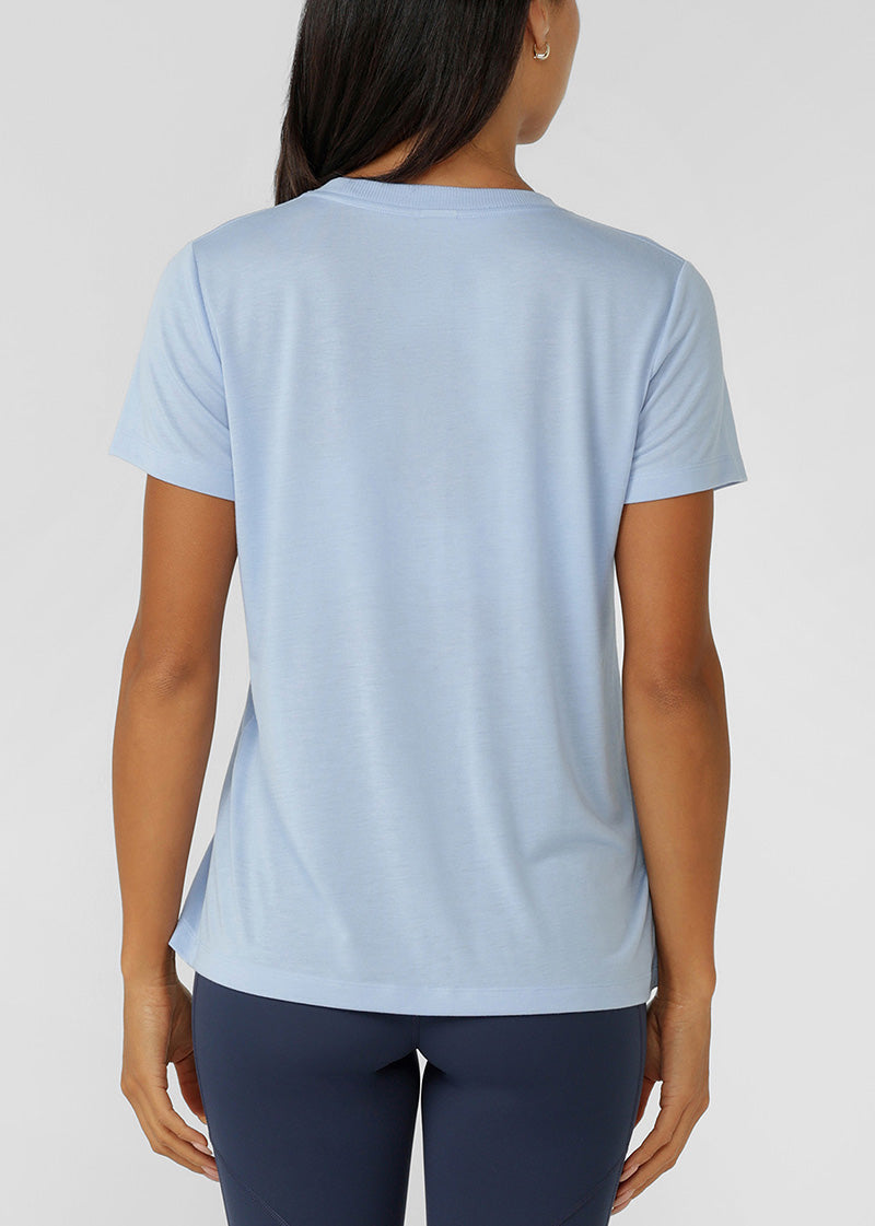 [NEW] ﾛｰﾅ LB0380 ﾛｰﾀｽTｼｬﾂ PETAL BLUE