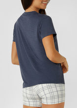 画像をギャラリービューアに読み込む, [NEW] ﾛｰﾅ LB0380 ﾛｰﾀｽTｼｬﾂ PLATINUM NAVY MARL
