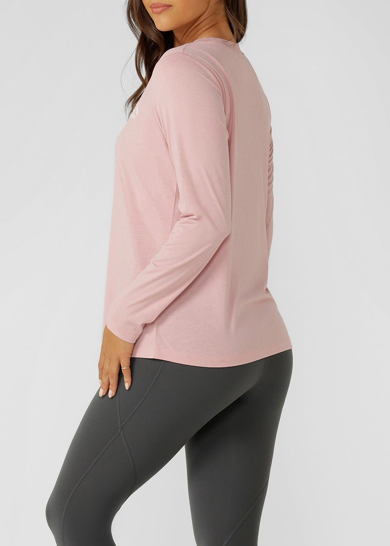 [NEW] ﾛｰﾅ LB0394 ﾛｰﾀｽ ﾛﾝｸﾞｽﾘｰﾌﾞﾄｯﾌﾟ DUSTY ROSE