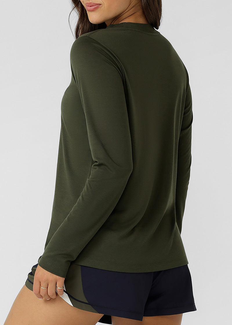 ﾛｰﾅ LB0394 ﾛｰﾀｽ ﾛﾝｸﾞｽﾘｰﾌﾞﾄｯﾌﾟ LUXURY GREEN