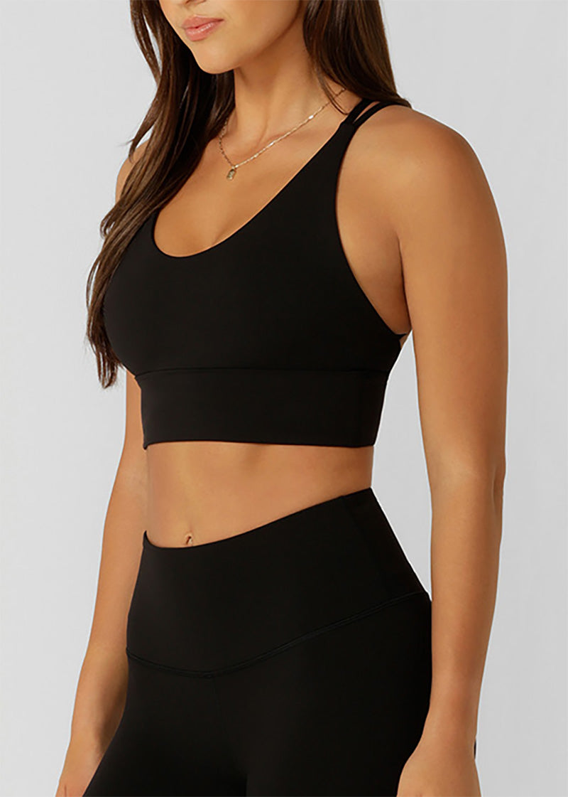 ﾛｰﾅ LB0395 ﾛｰﾀｽ ﾛﾝｸﾞﾗｲﾝ ｽﾎﾟｰﾂﾌﾞﾗ BLACK