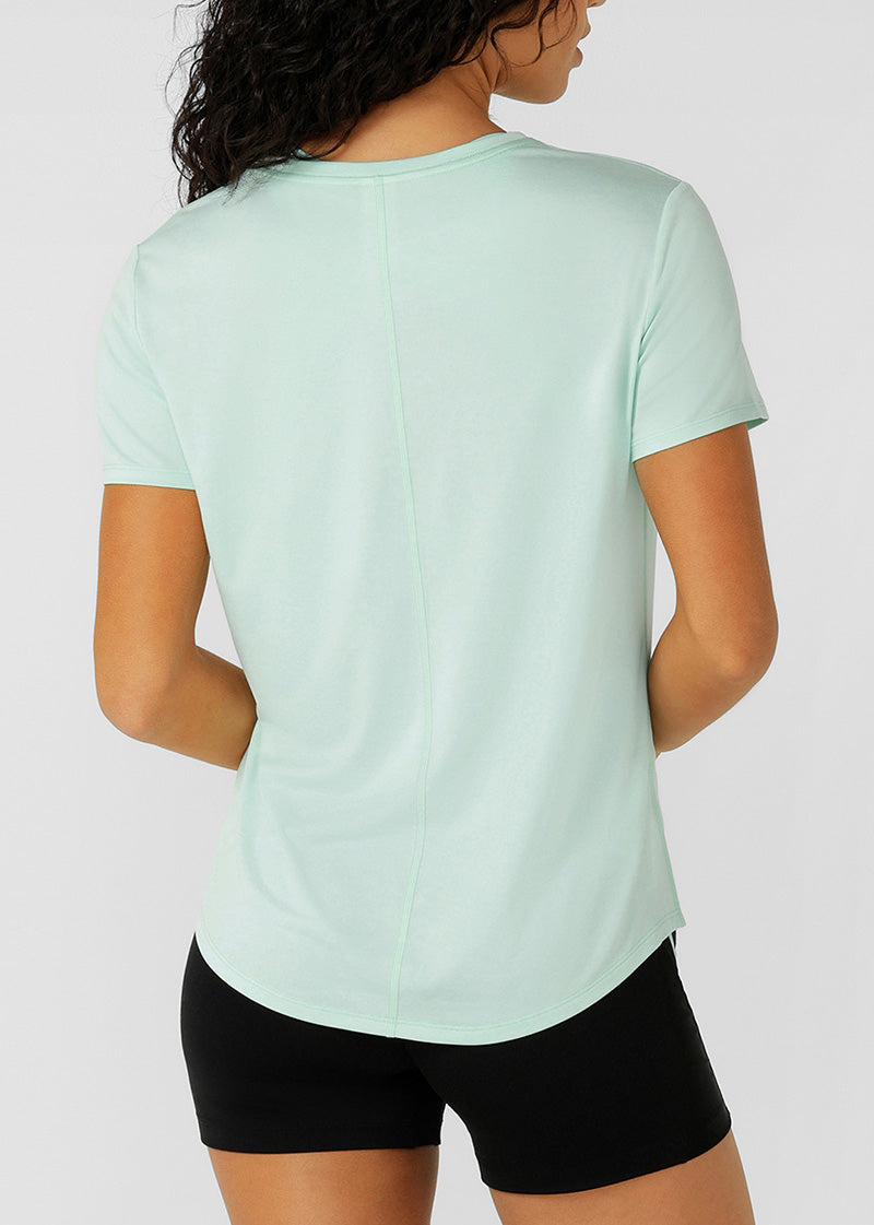 ﾛｰﾅ LB0463 ｴﾐｰ ﾀﾞｲﾅﾐｯｸ ｱｸﾃｨﾌﾞTｼｬﾂ MINT CREAM MARL