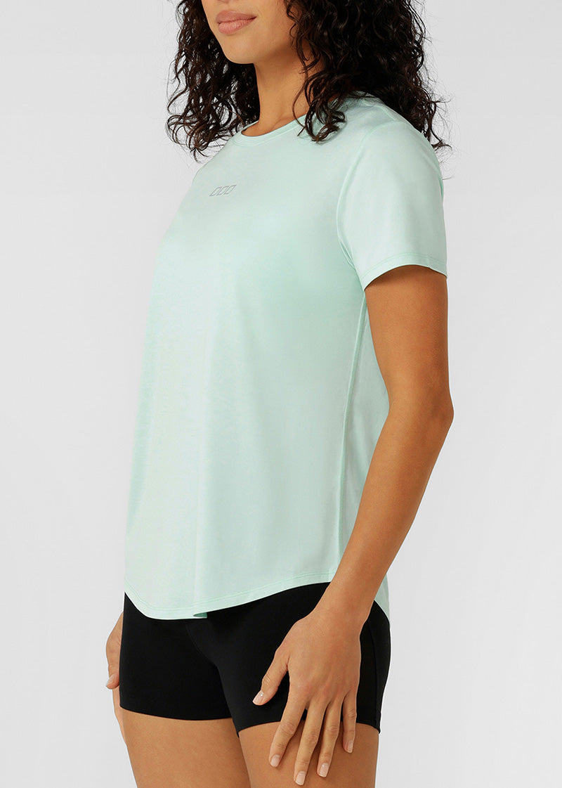 ﾛｰﾅ LB0463 ｴﾐｰ ﾀﾞｲﾅﾐｯｸ ｱｸﾃｨﾌﾞTｼｬﾂ MINT CREAM MARL