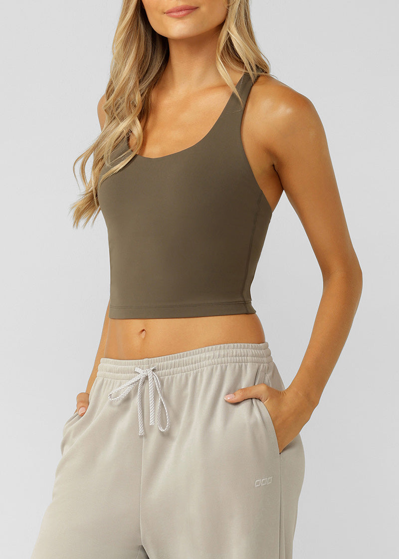 ﾛｰﾅ LB0500 ﾘﾊﾞﾃｨ ﾌﾞﾗ ﾀﾝｸ ｺﾝﾎﾞ DARK KHAKI HAZE