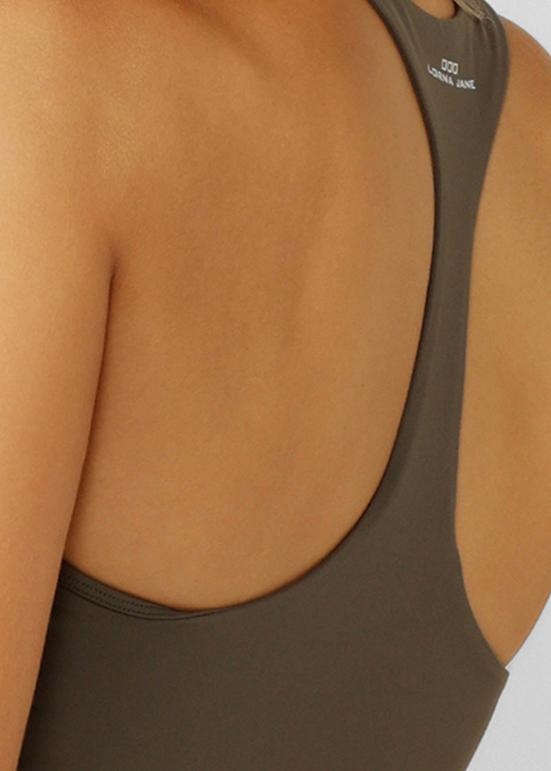 ﾛｰﾅ LB0500 ﾘﾊﾞﾃｨ ﾌﾞﾗ ﾀﾝｸ ｺﾝﾎﾞ DARK KHAKI HAZE