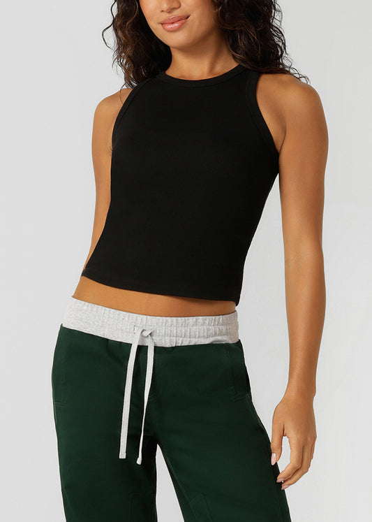 ﾗｽﾄ1点 ﾛｰﾅ LB0526 ﾛｰﾅｼﾞｪｰﾝ ﾍﾞｰｼｯｸ ﾘﾌﾞﾀﾝｸ BLACK