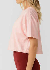 ﾛｰﾅ S092380 ﾄﾚｲﾌﾞﾚｻﾞTｼｬﾂ (COTTON CANDY)★残り1点(XS)