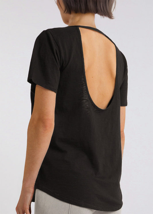 【SALE】NUX TFA0134 ﾊｲﾛｰｽｸｰﾌﾟﾊﾞｯｸT Black