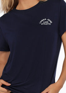 ﾗｽﾄ1点 LB0380 ﾛｰﾀｽTｼｬﾂ (FRENCH NAVY)