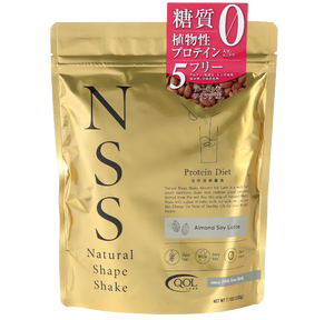 QOL NSS-Natural Shape Shake ナチュラルシェイプシェイク 200g【アーモンドソイラテ味】